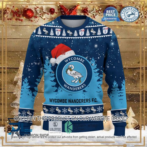 wycombe wanderers christmas sweater 2 61998
