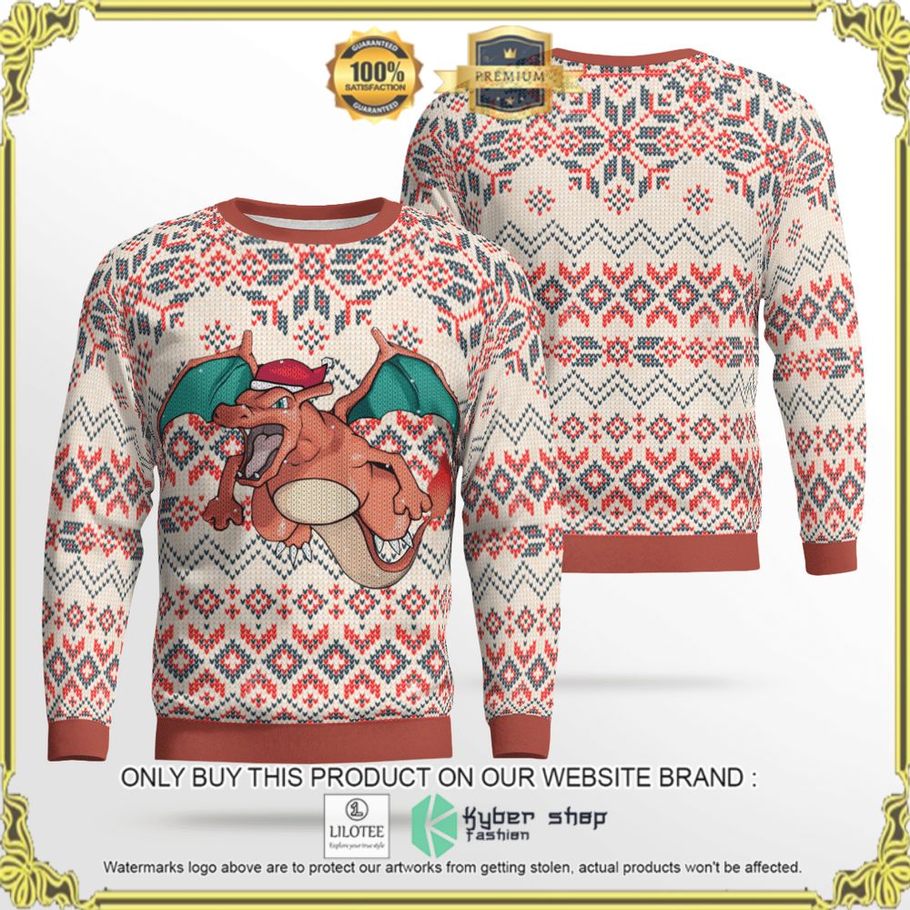 charizard pokemon christmas sweater 1 92366