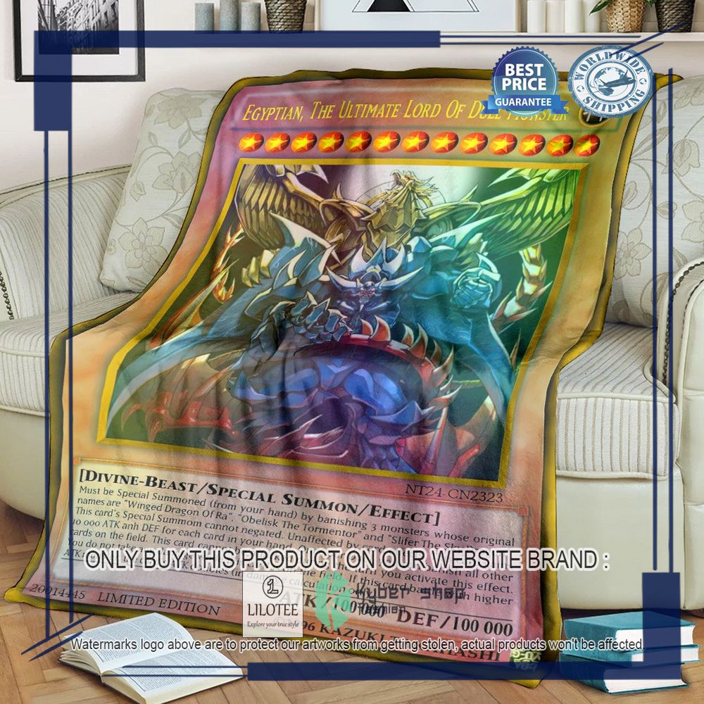 YGO Egyptian The Ultimate Lord Of Duel Monster Blanket - LIMITED EDITION 9