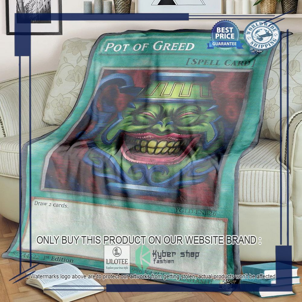 YGO Pot Of Greed Blanket - LIMITED EDITION 9