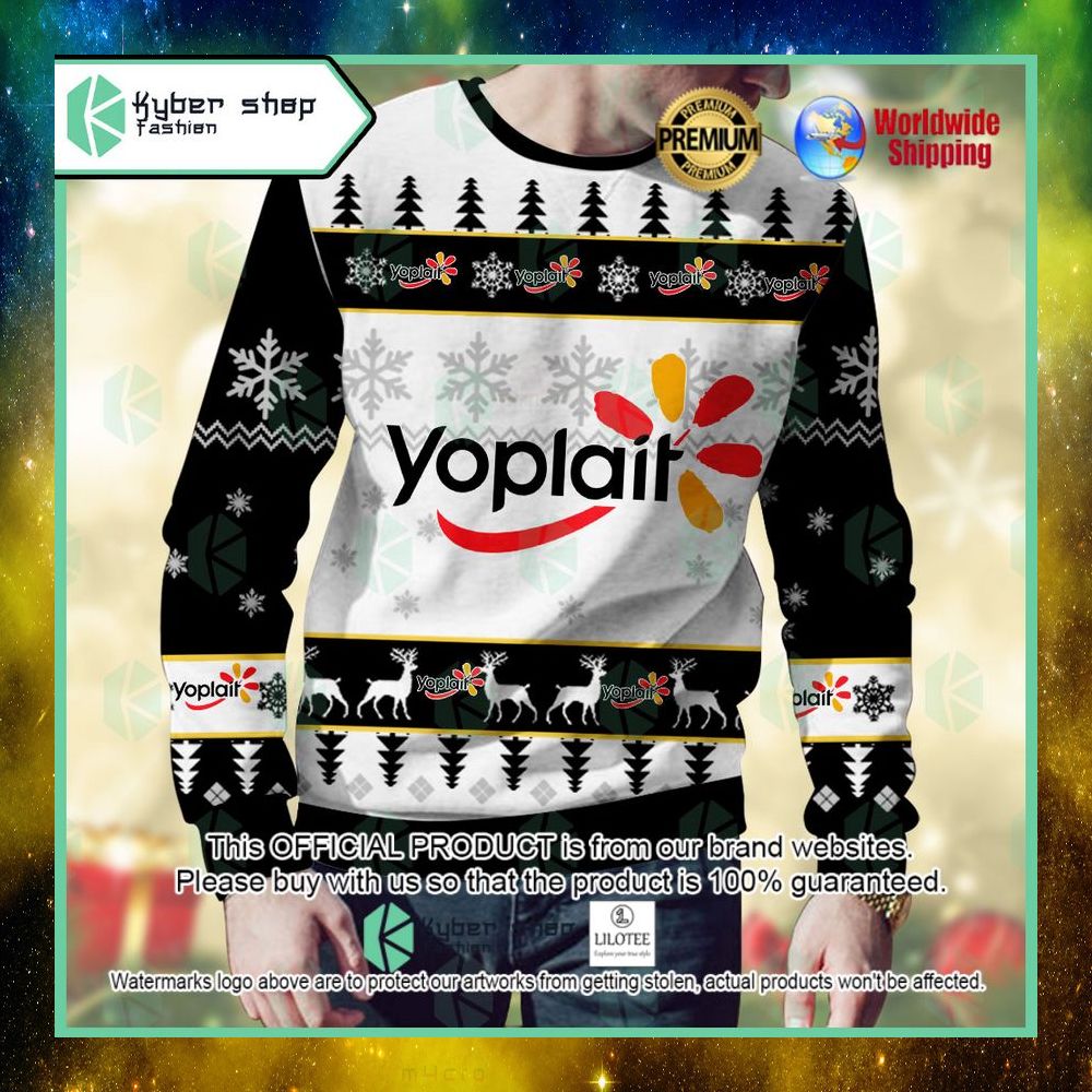 yoplait custom name christmas sweater 1 666