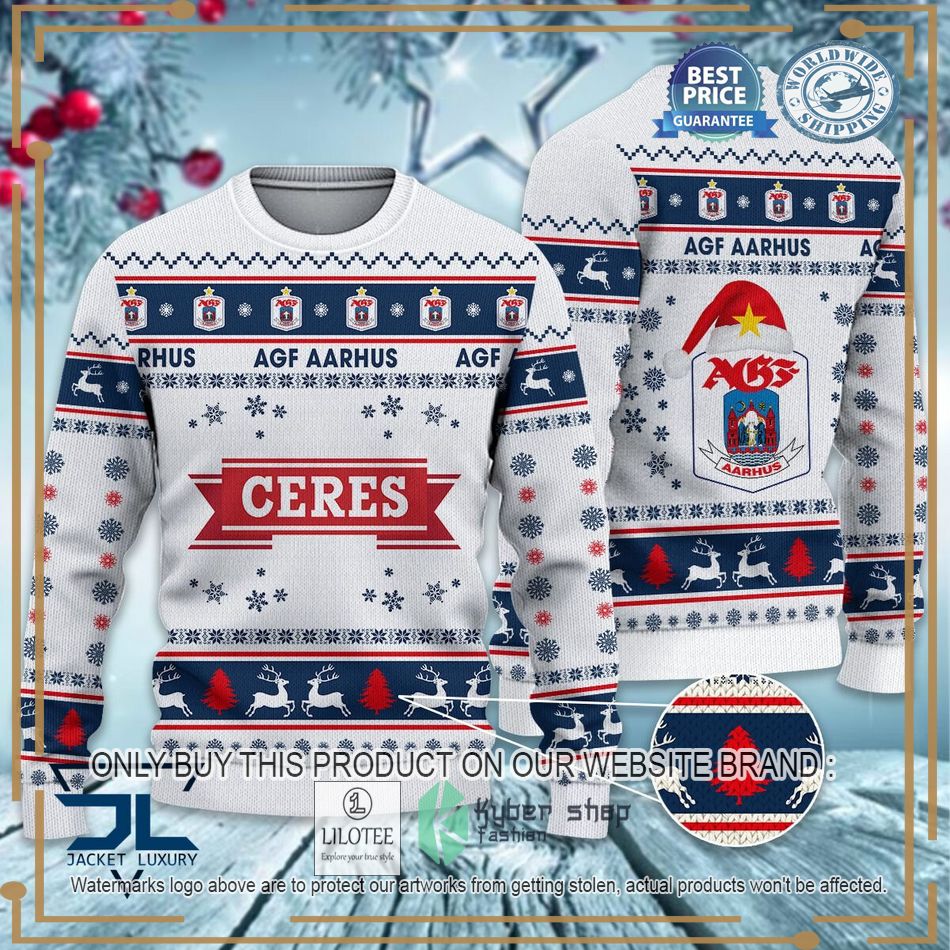 AGF Fodbold Super League & Danish 1st Division Ugly Sweater 7