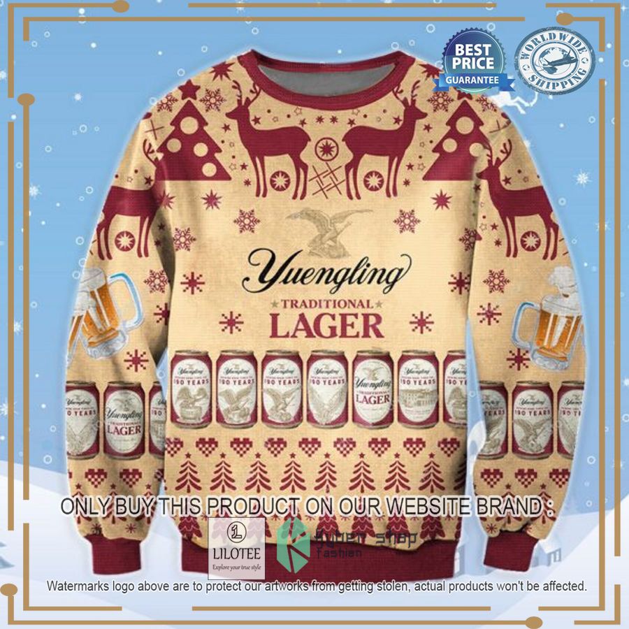 Yuengling Lager Ugly Christmas Sweater - LIMITED EDITION 3