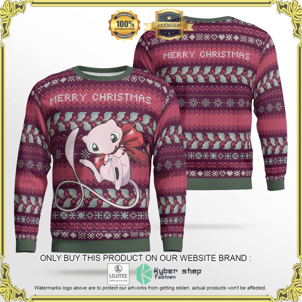 mew pokemon christmas sweater 1 75928