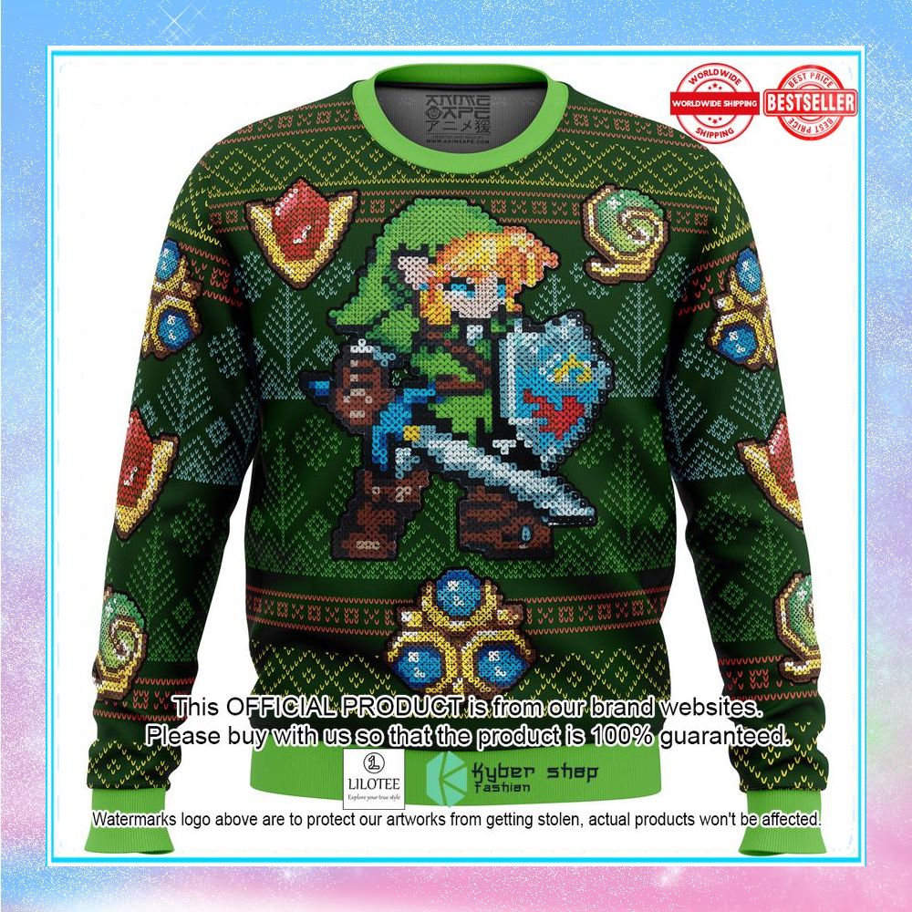 zelda link green sweater christmas 1 171