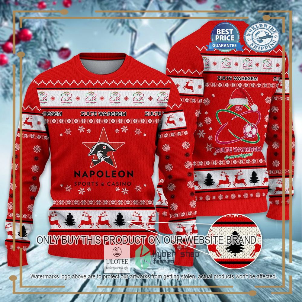 Zulte Waregem Ugly Christmas Sweater 6