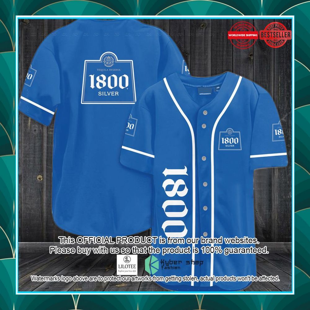 1800 silver tequila baseball jersey 1 358