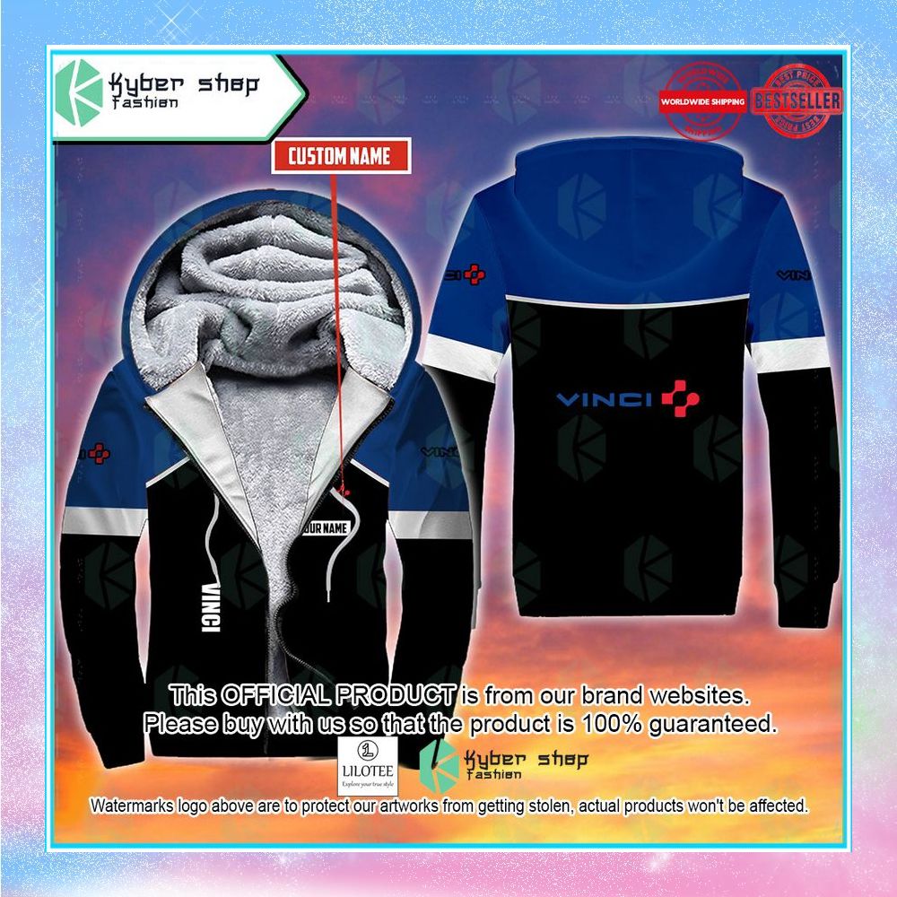 personalized vinci fleece hoodie 1 491