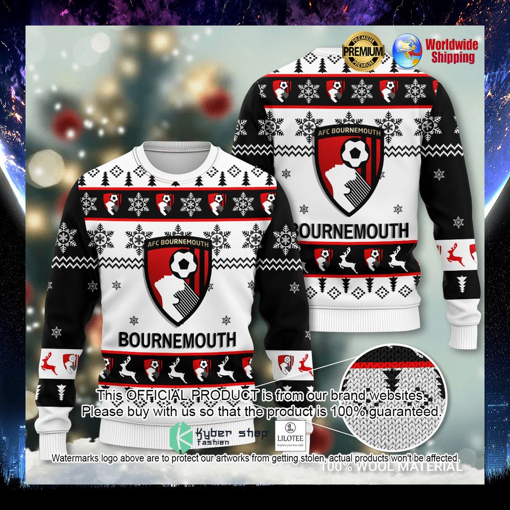 a f c bournemouth fc christmas sweater 1 275