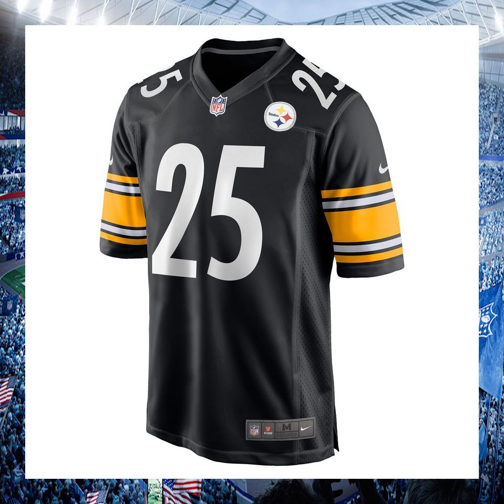 ahkello witherspoon pittsburgh steelers nike black football jersey 2 657