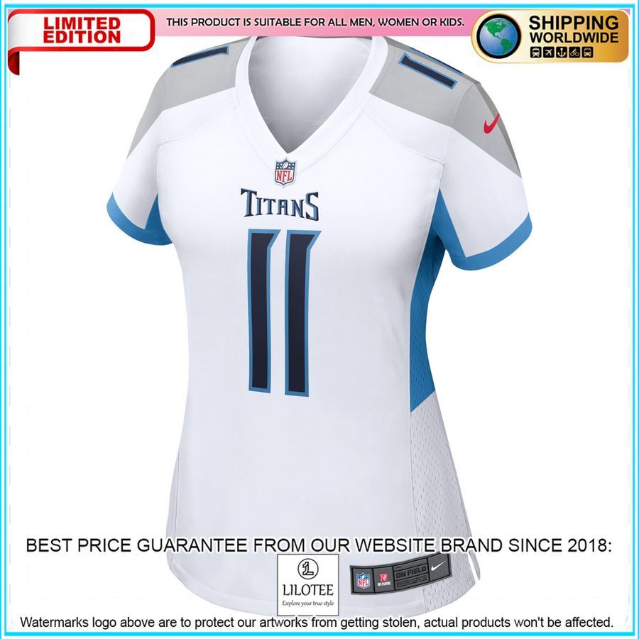 aj brown tennessee titans womens white football jersey 2 783
