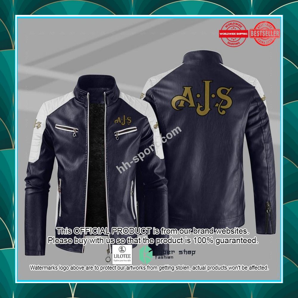ajs motorcycles motor leather jacket 5 328