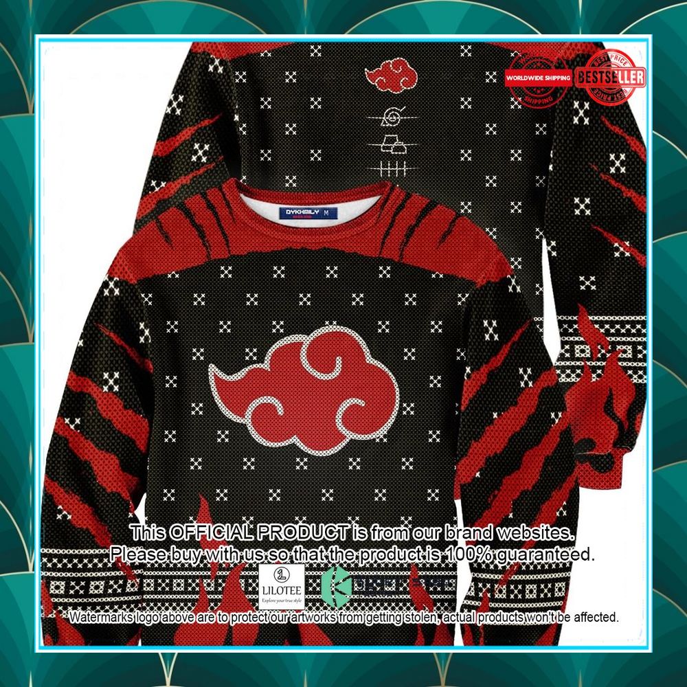 akatsuki pride black christmas sweater 1 491