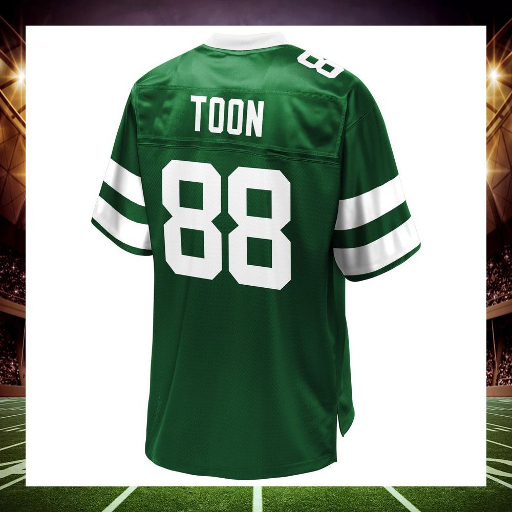 al toon new york jets nfl pro line retired green football jersey 3 265