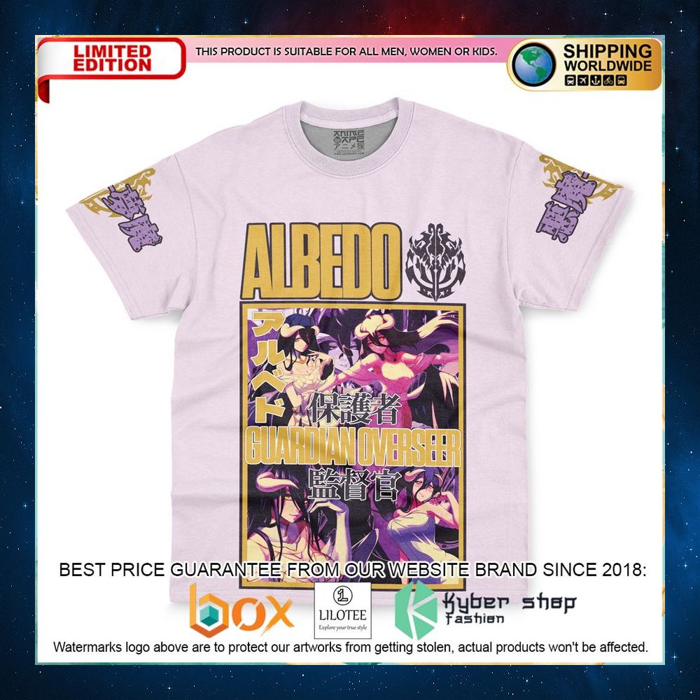 albedo overlord streetwear t shirt 2 423