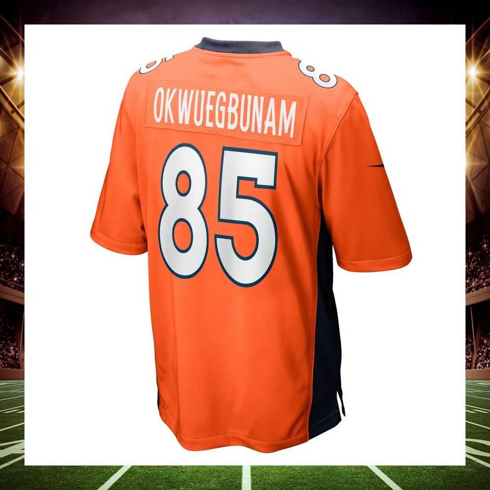 albert okwuegbunam denver broncos orange football jersey 3 586