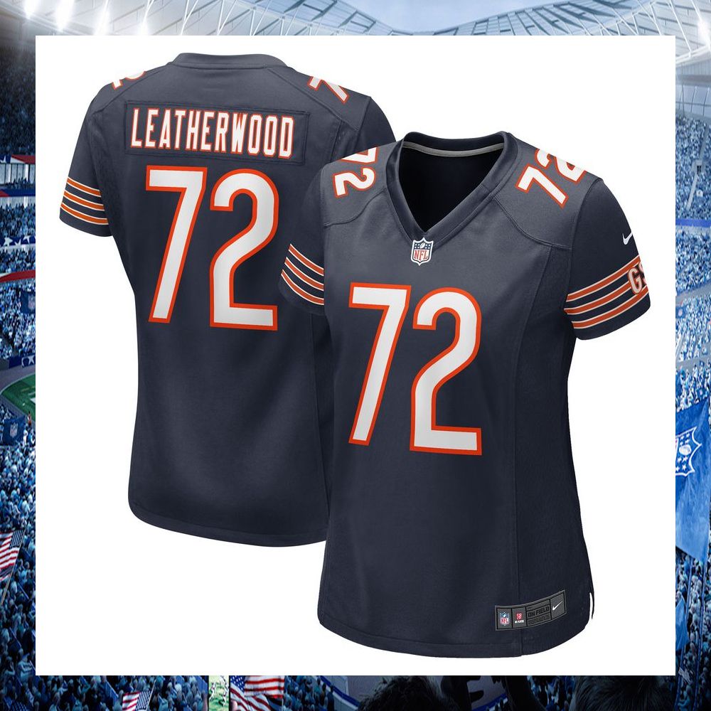 alex leatherwood chicago bears nike womens navy football jersey 1 261
