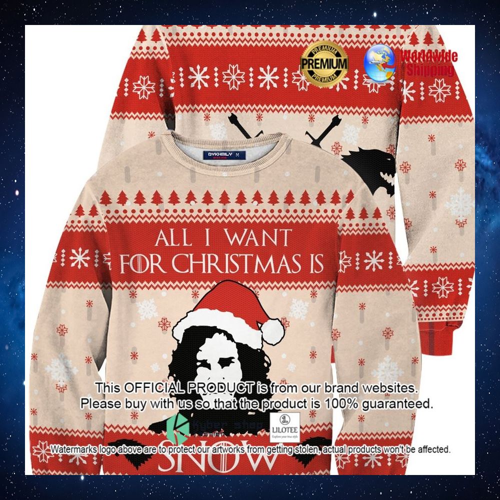 all i want for christmas is jon snow christmas sweater 1 966