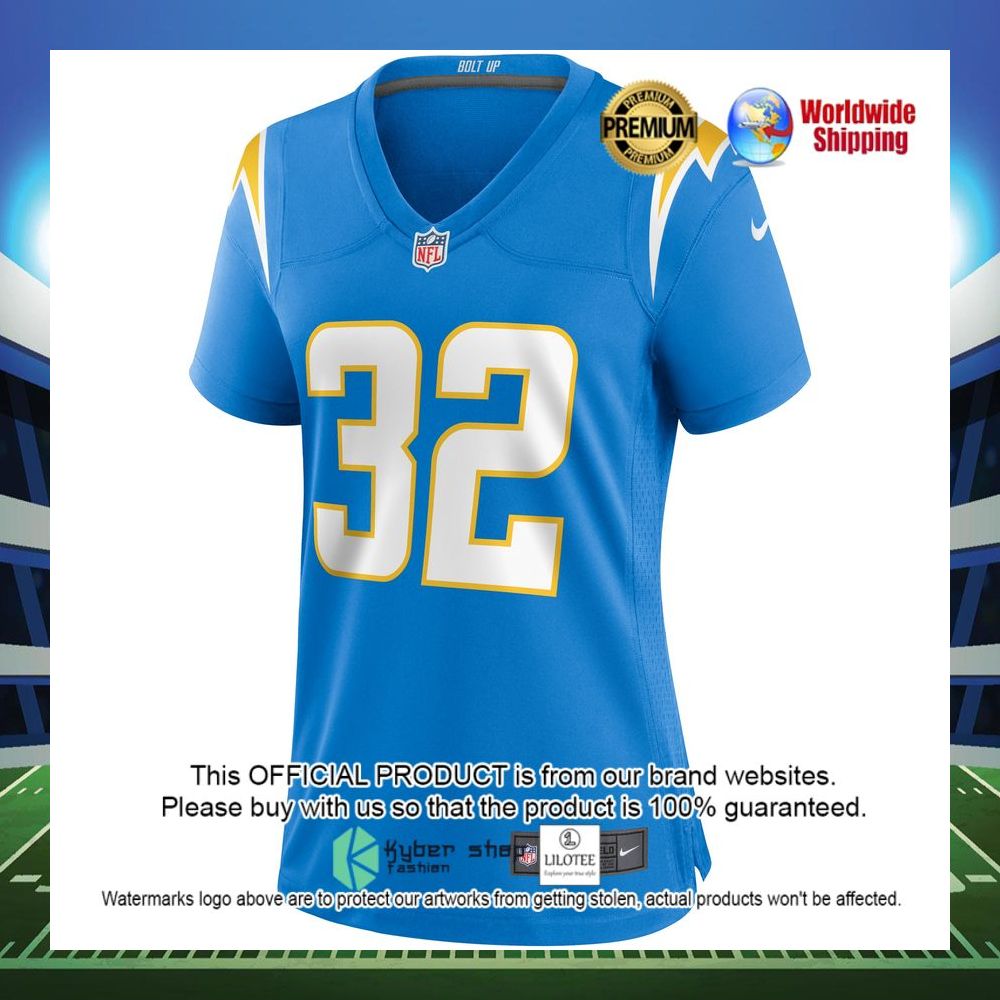 alohi gilman los angeles chargers nike womens game powder blue football jersey 2 524