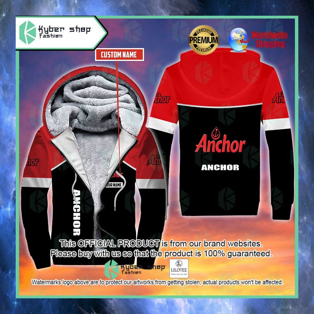 anchor custom name 3d fleece hoodie 1 341