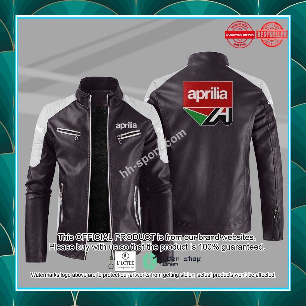 aprilia motorcycles motor leather jacket 7 38