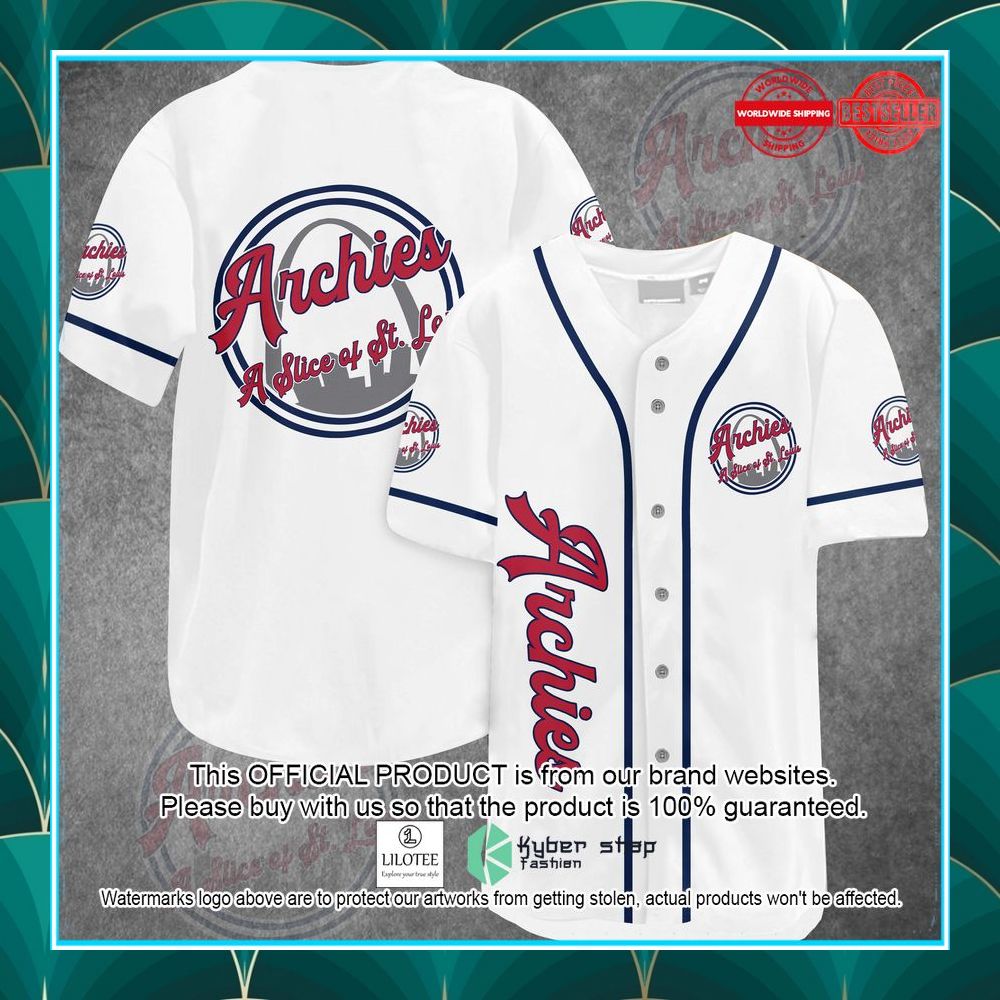 archies louis a slice of st louis baseball jersey 1 254