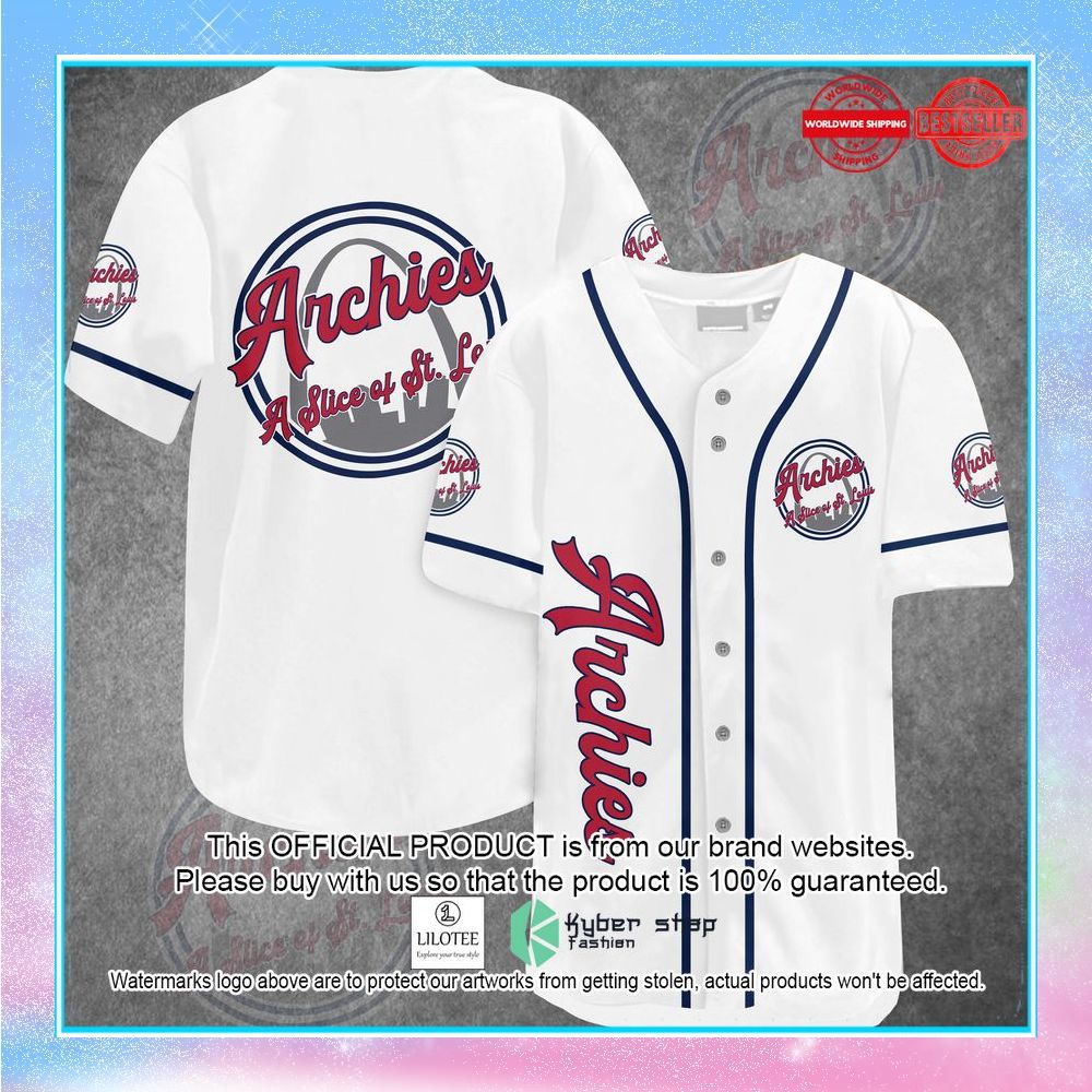 archies louis a slice of st louis baseball jersey 1 281