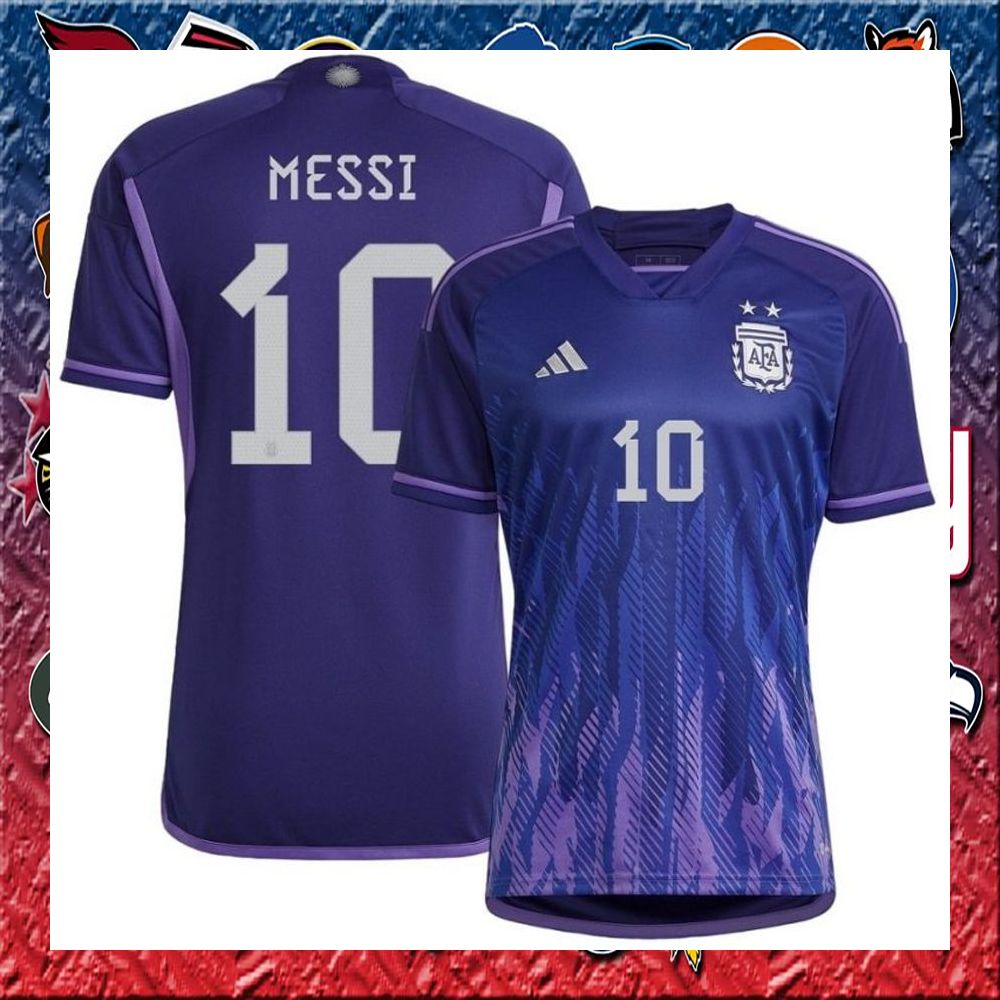 argentina away messi 10 world cup 2022 jersey 1 249
