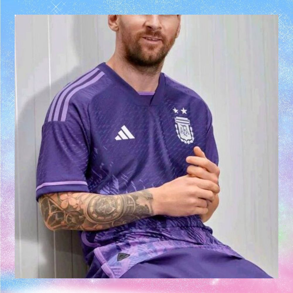 argentina messi purple away jersey 9 236