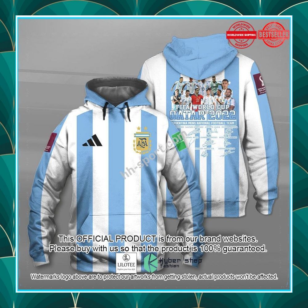 argentina national football team hoodie long pant 1 984
