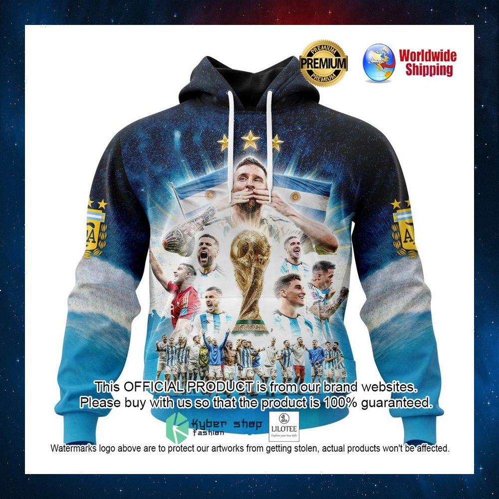 argentina qatar world cup 2022 champions 3d hoodie shirt 1 76