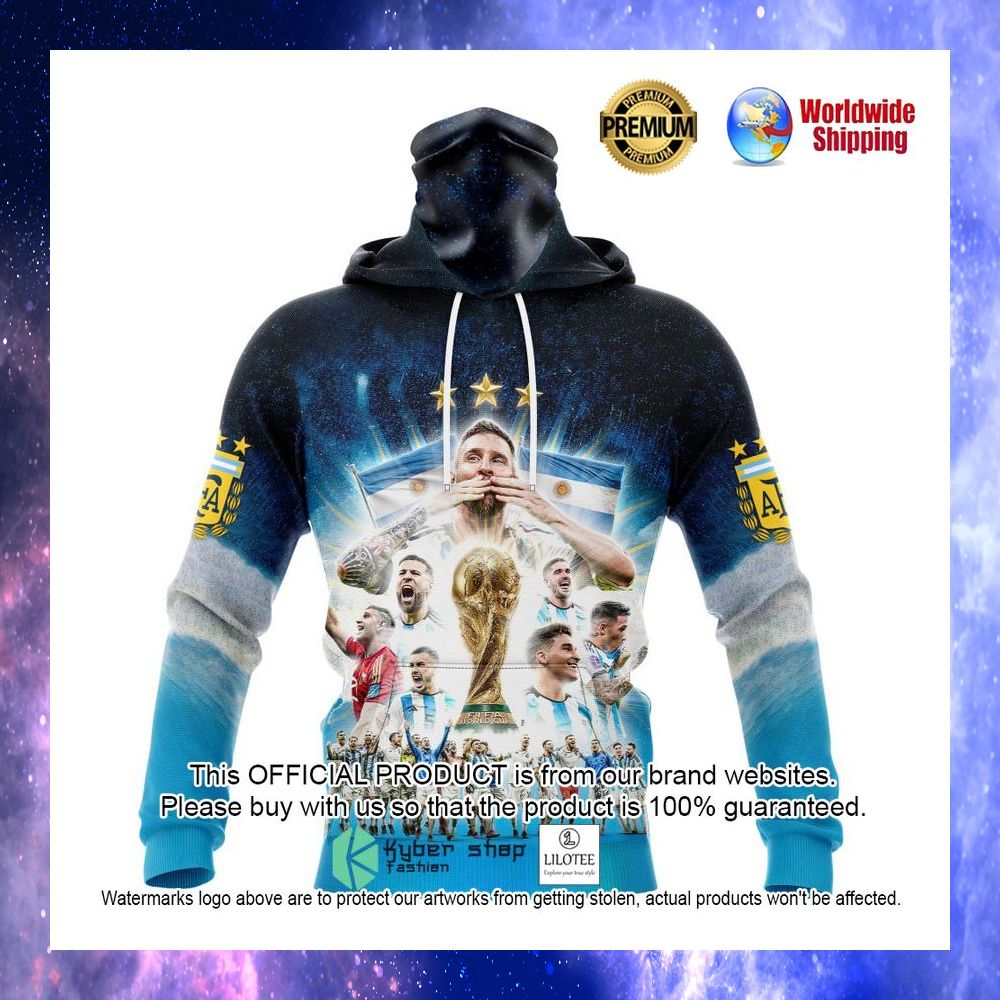 argentina qatar world cup 2022 champions 3d hoodie shirt 4 399