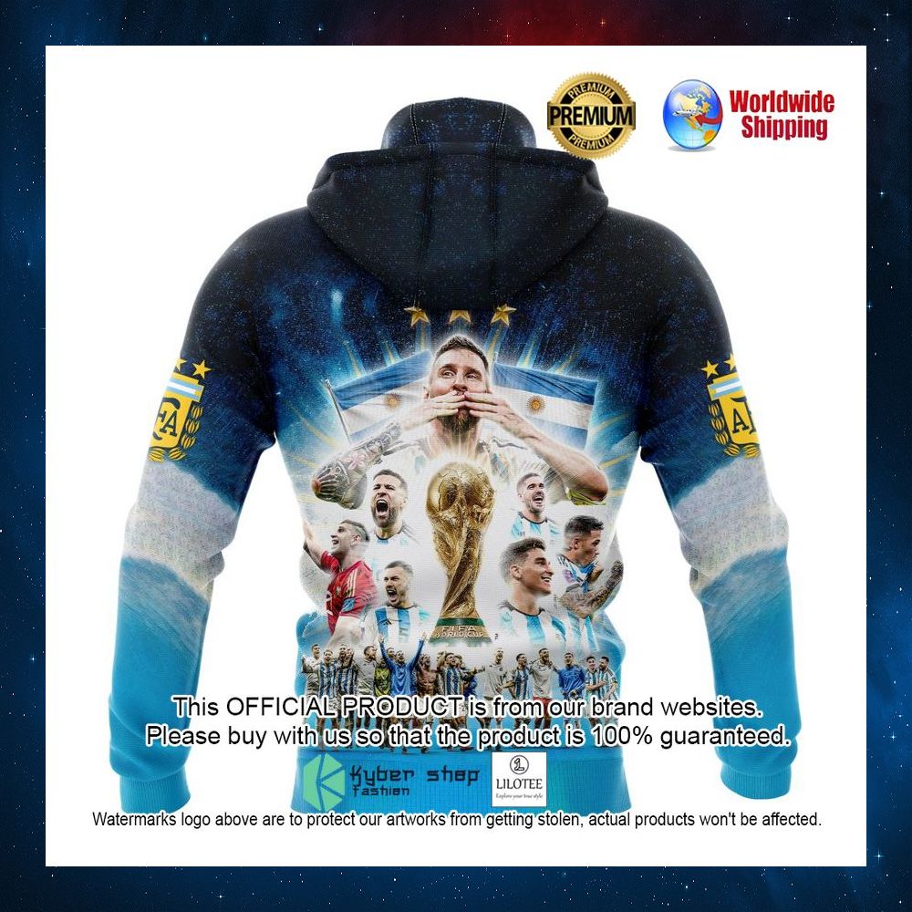 argentina qatar world cup 2022 champions 3d hoodie shirt 5 981