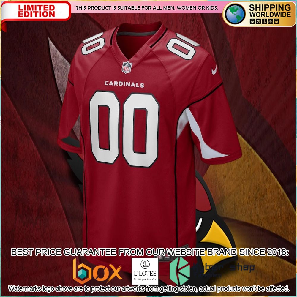 arizona cardinals nike custom cardinal football jersey 2 778