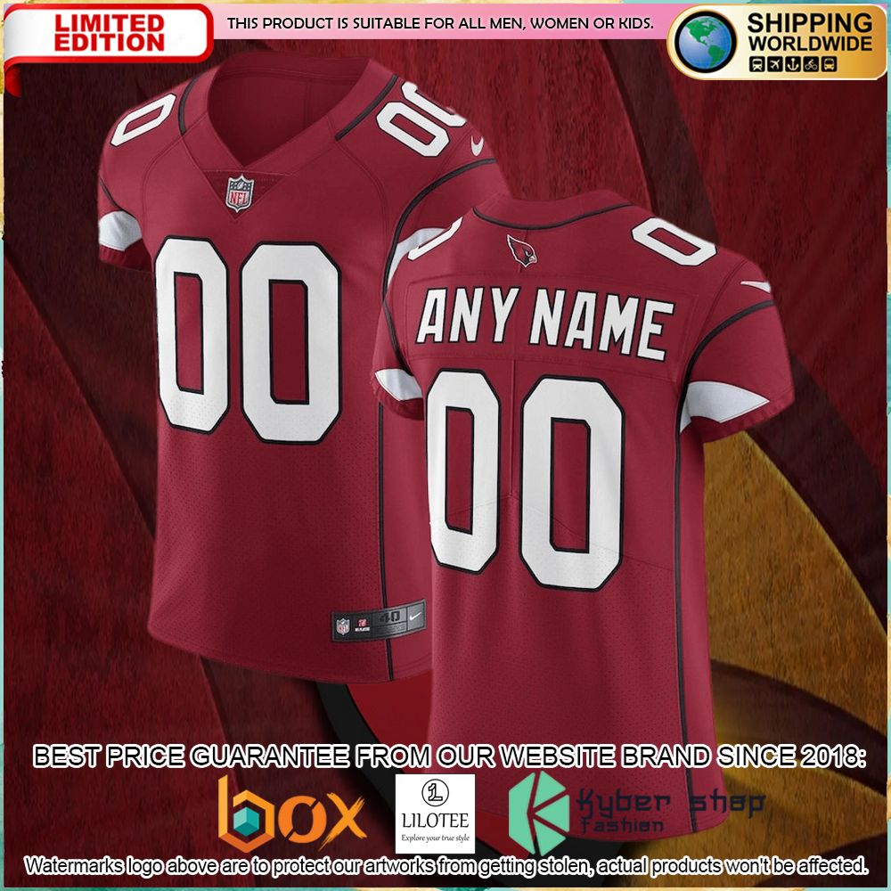 arizona cardinals nike vapor untouchable custom elite cardinal football jersey 1 878