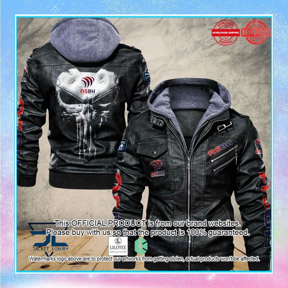 as beziers herault punisher skull leather jacket 1 531