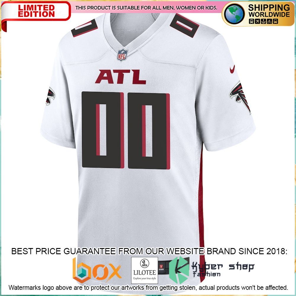 atlanta falcons nike custom white football jersey 2 241