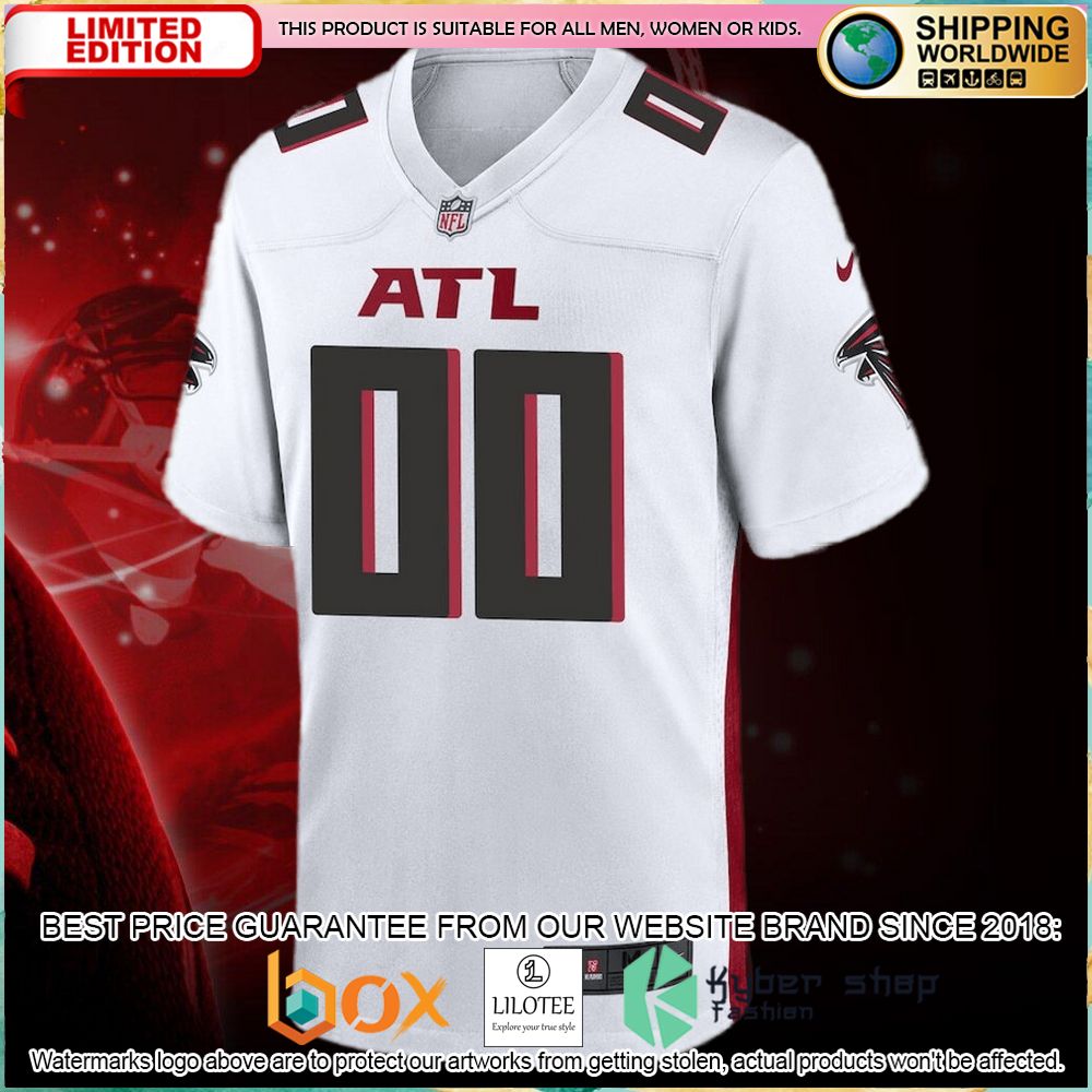 atlanta falcons nike custom white football jersey 2 551