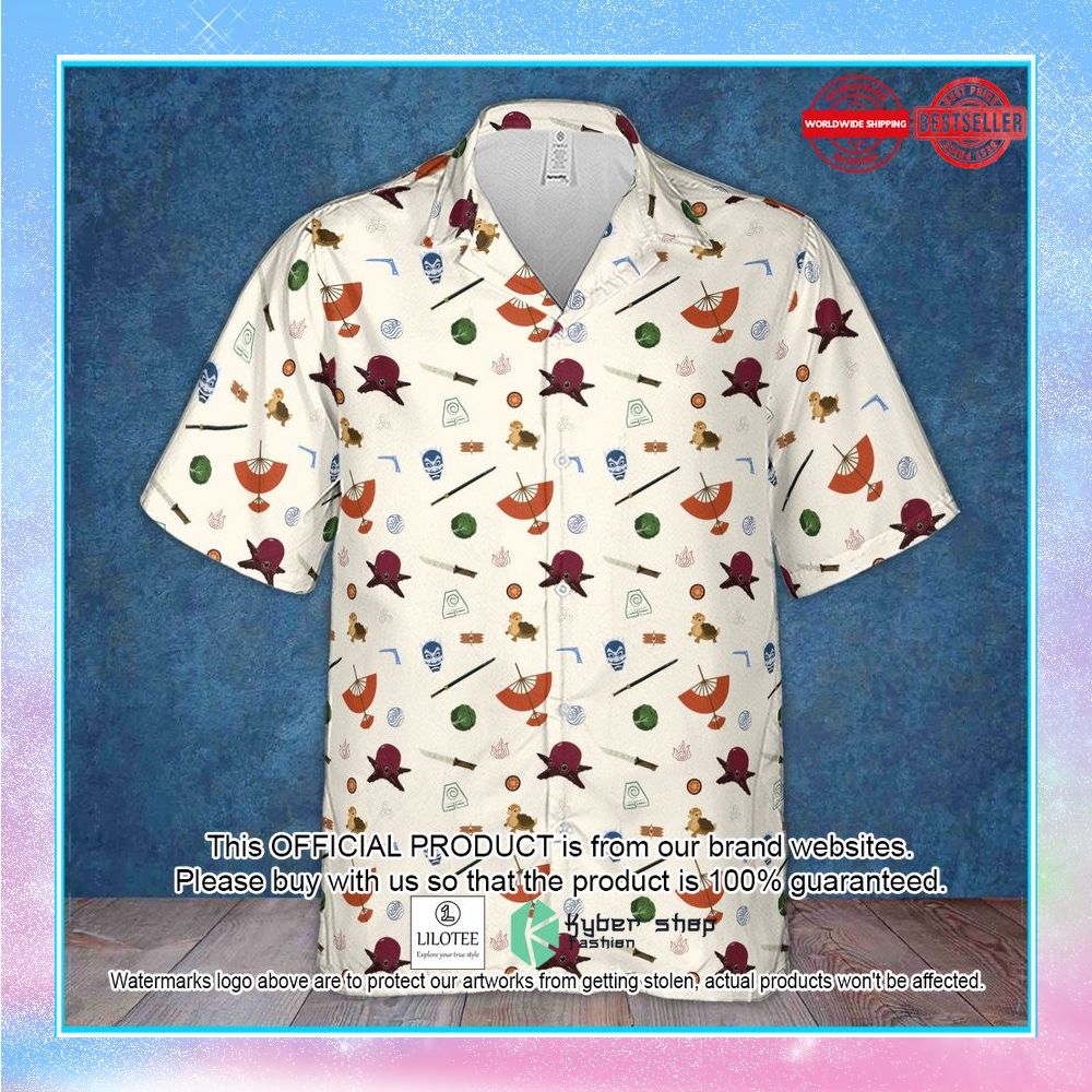 avatar the last airbender medley pattern hawaiian shirt 2 250