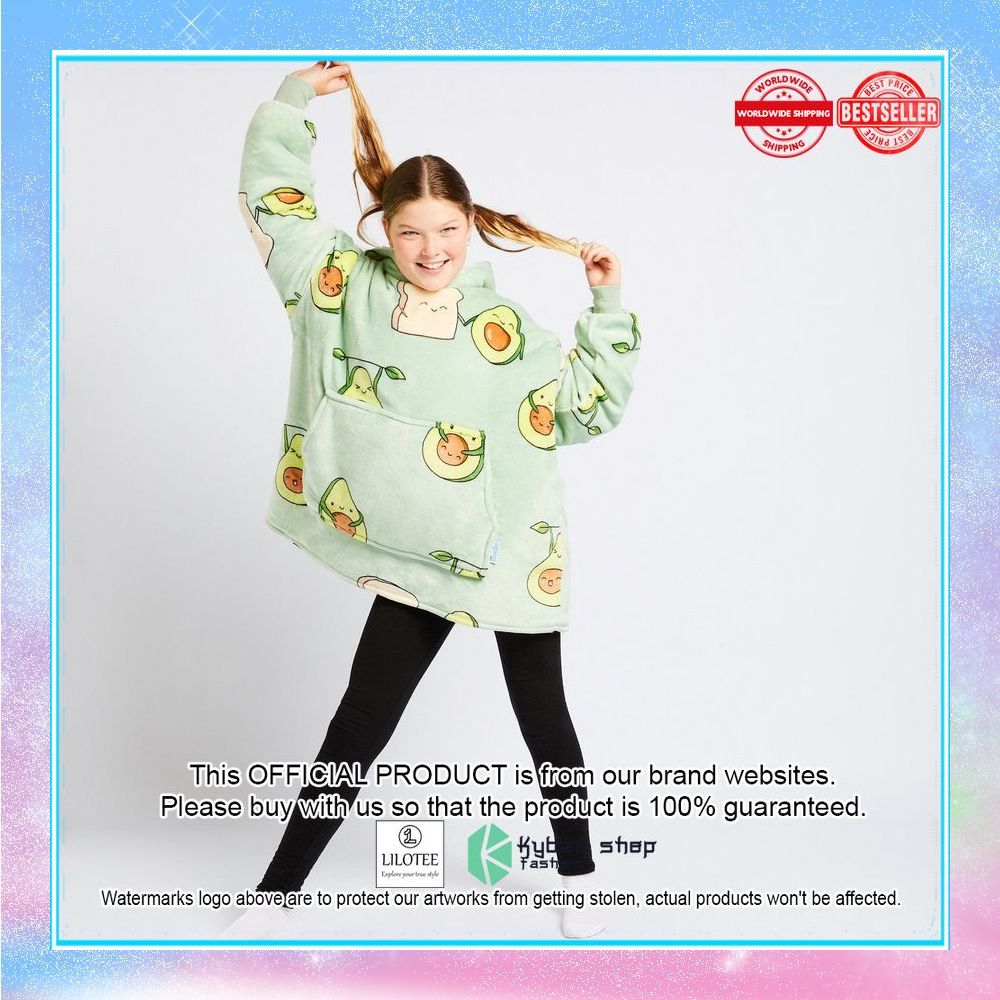 avocado kids oodie blanket hoodie 2 452