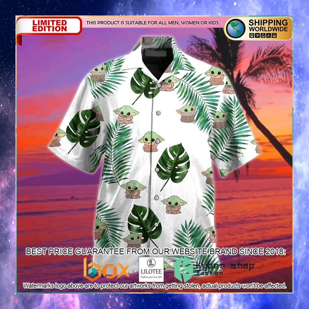 baby yoda star wars hawaiian shirt 1 782