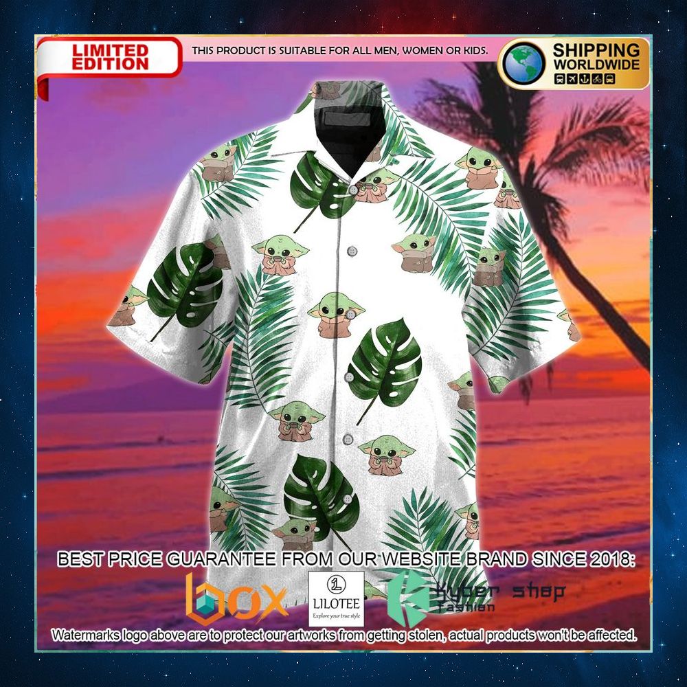 baby yoda star wars hawaiian shirt 1 861
