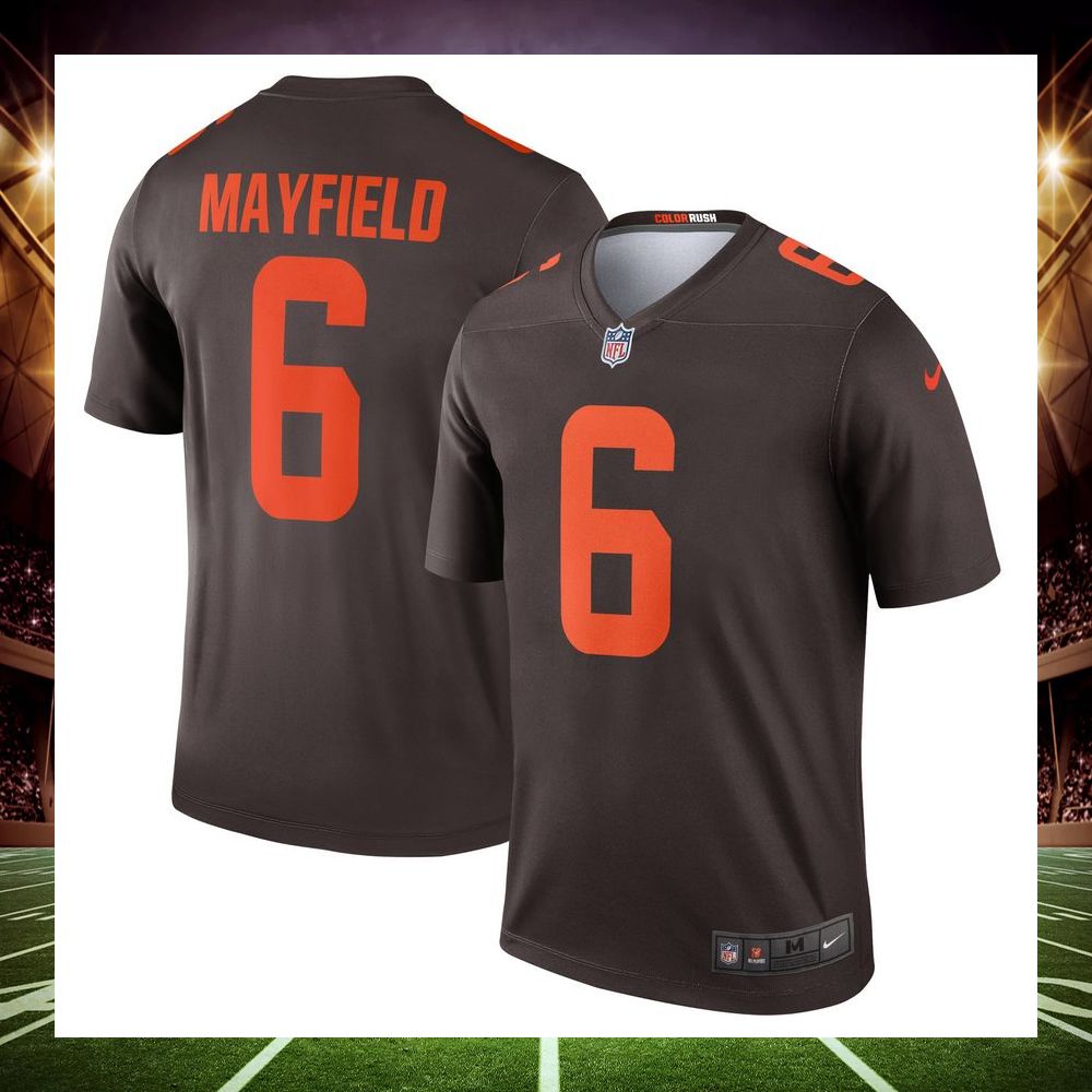 baker mayfield cleveland browns alternate legend brown football jersey 1 363