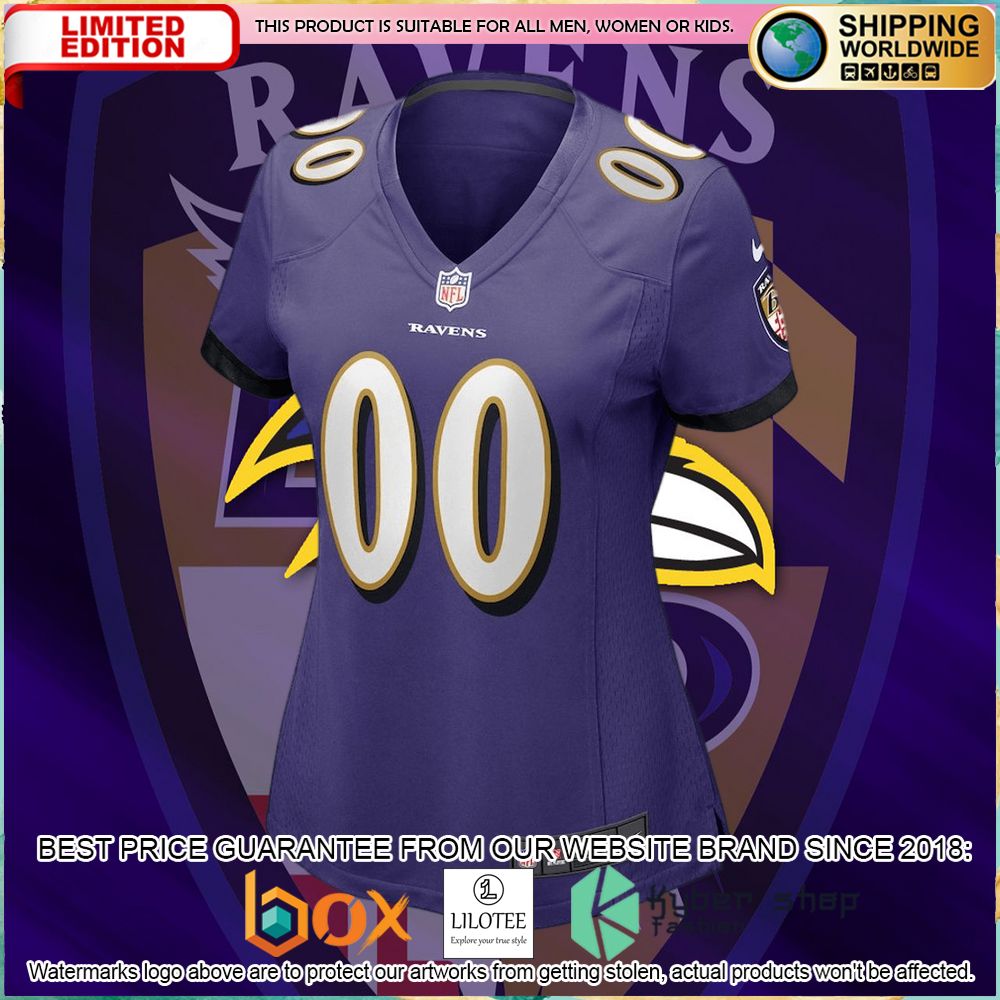 baltimore ravens nike womens custom purple football jersey 2 166