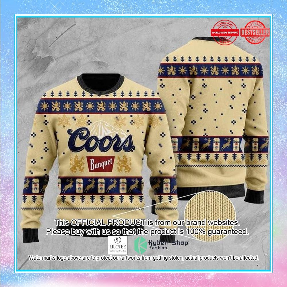 beer coors banquet ugly christmas sweater 1 102