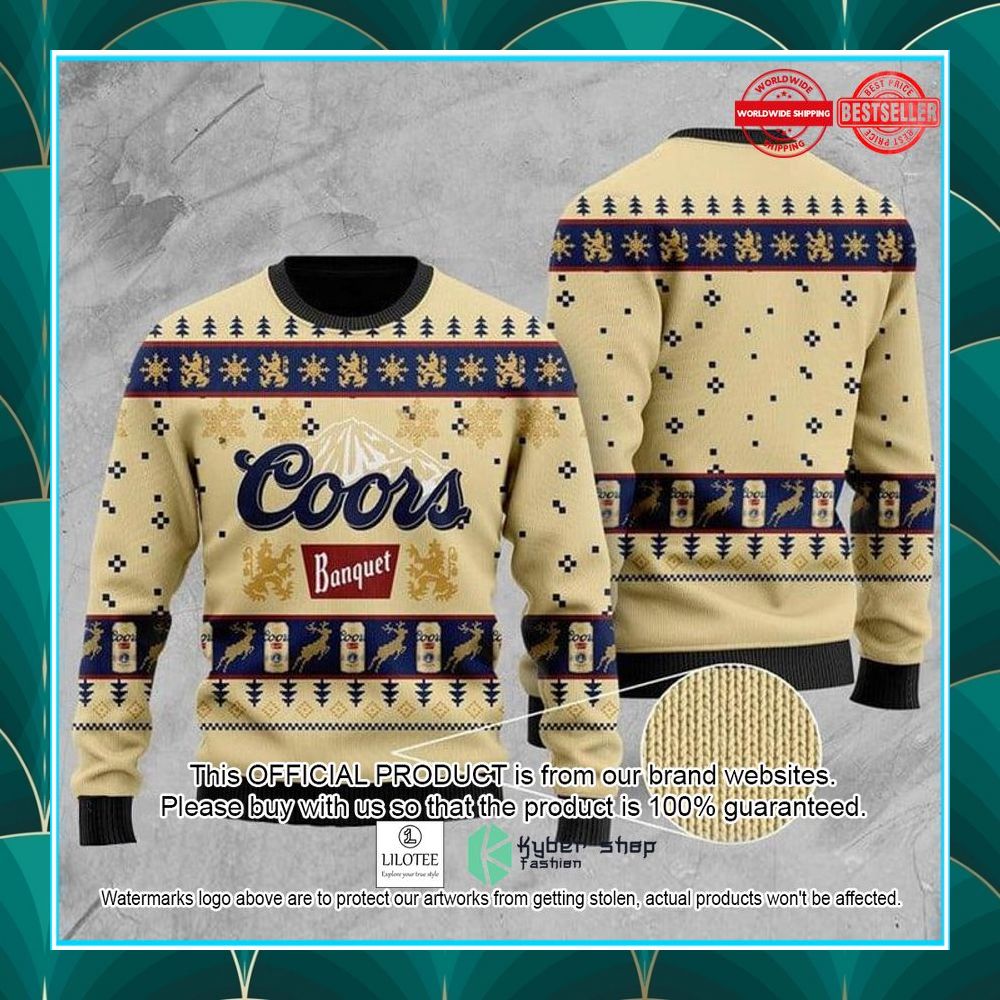 beer coors banquet ugly christmas sweater 1 21