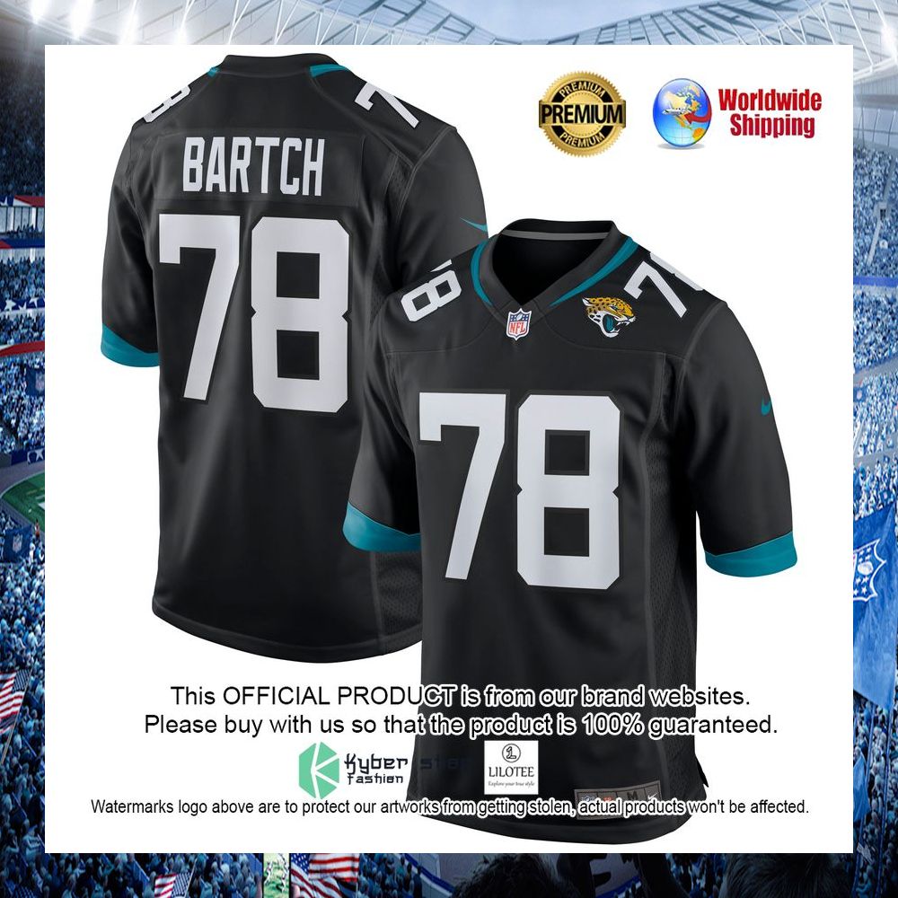 ben bartch jacksonville jaguars nike black football jersey 1 917