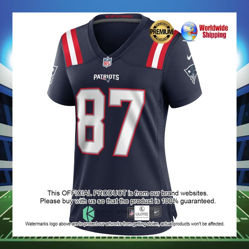 ben coates new england patriots nike womens game retired player navy football jersey 2 844