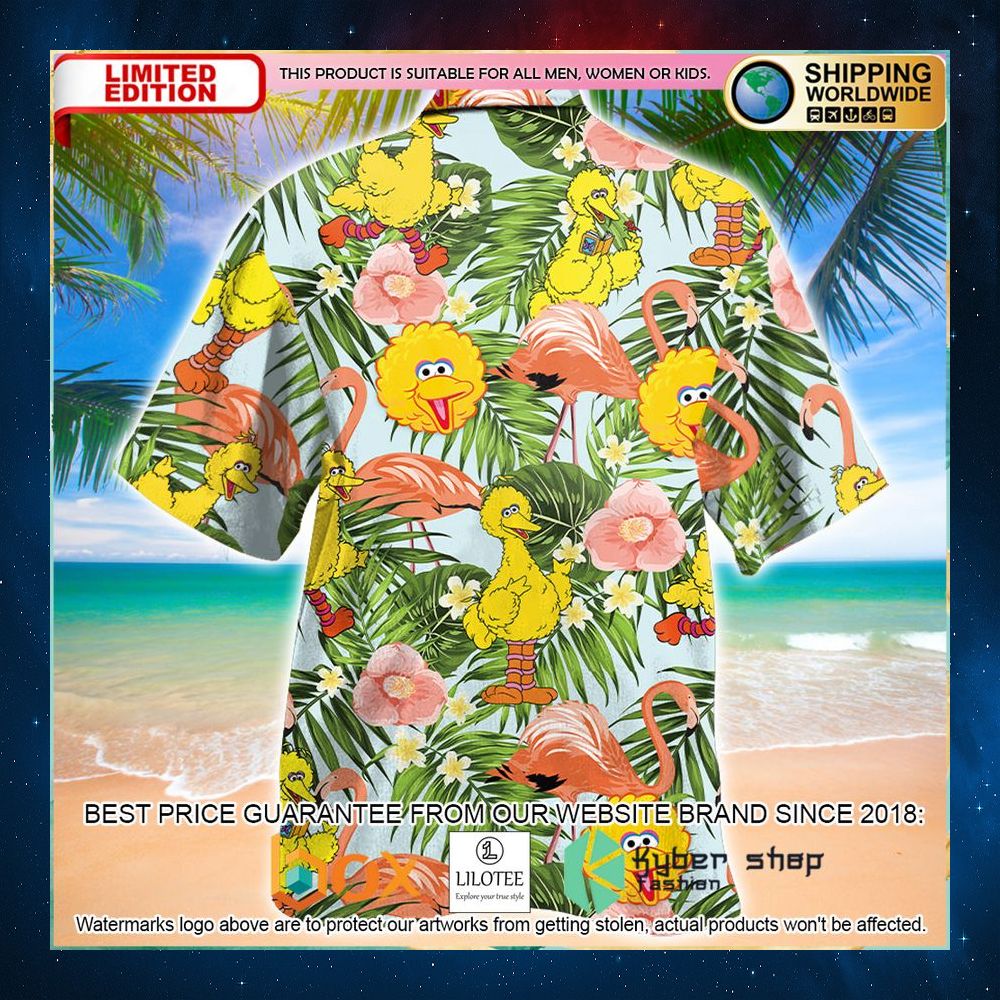 big bird sesame street hawaiian shirt 2 280