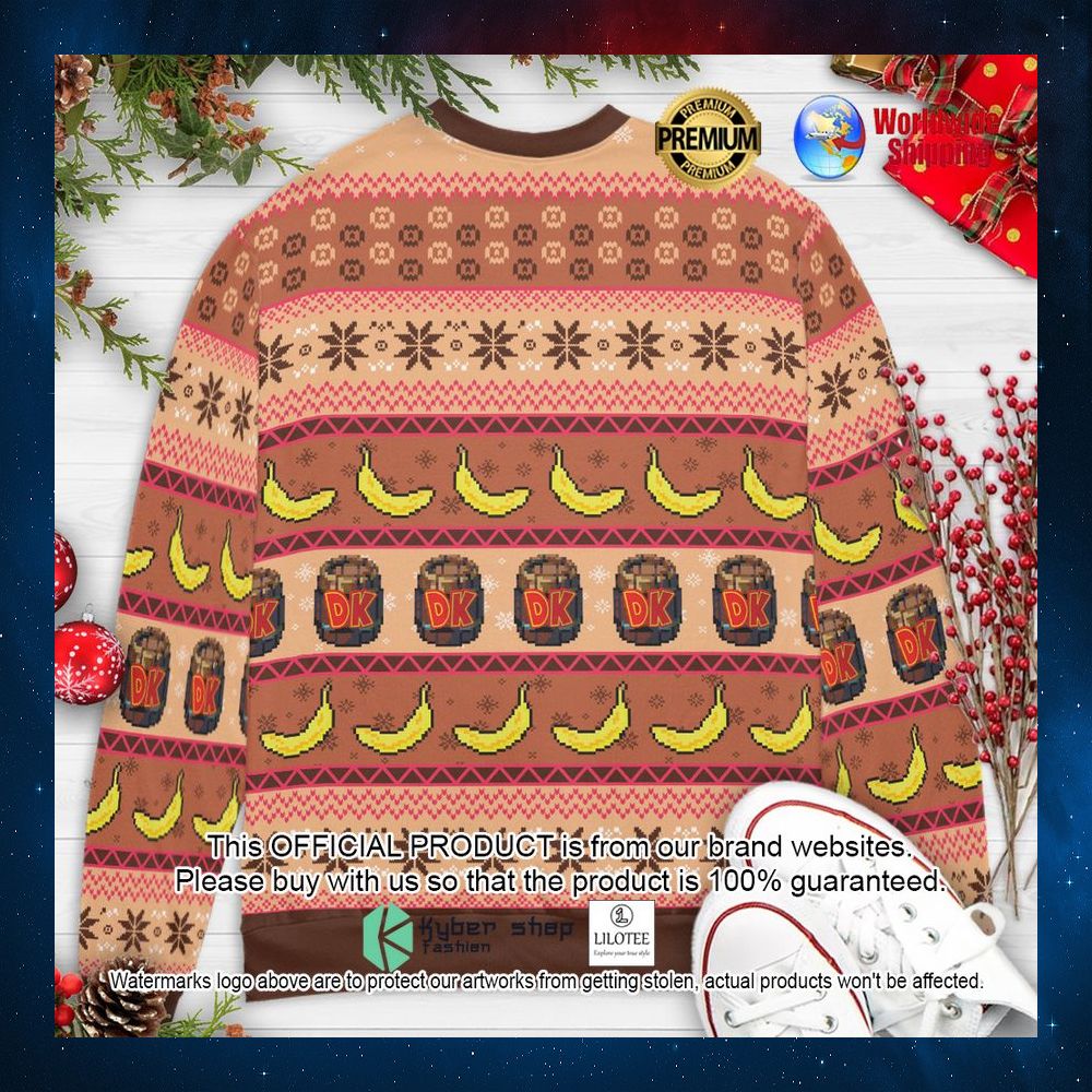big dk energy donkey kong christmas sweater 2 451